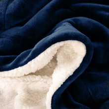 Luna Velvet & Teddy Sherpa Throw
